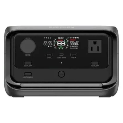 EcoFlow River 3 Plus 1200W Portable Power Station – Black